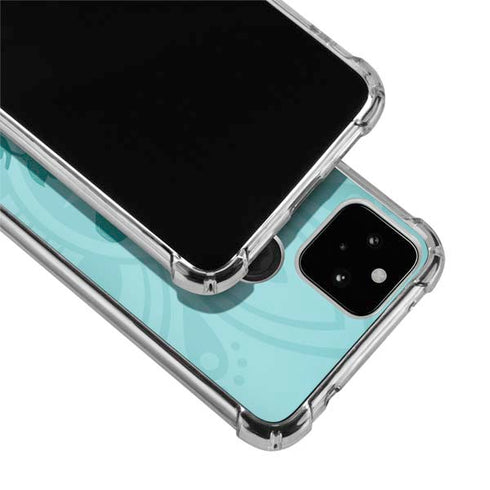 Disney Aladdin Princess Jasmine Silhouette Flower Google Pixel 5 Clear Case